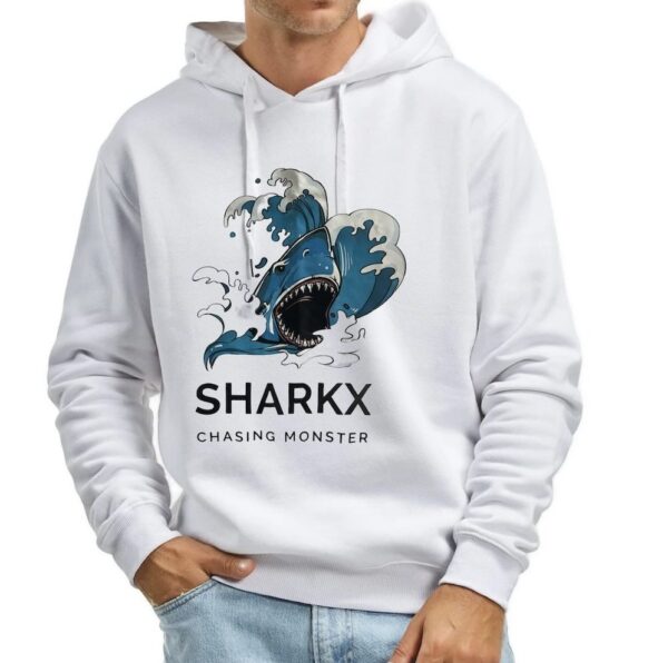 Rippton Shark X Hooded Sweatshirt - mens medium